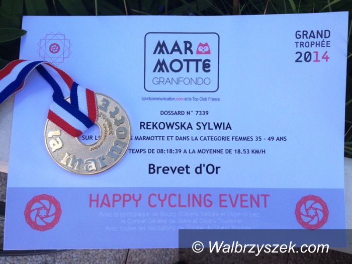 REGION: Sylwia Rekowska –jedyna kobieta z Polski na mecie morderczego La Marmotte z czasem 8:18:39