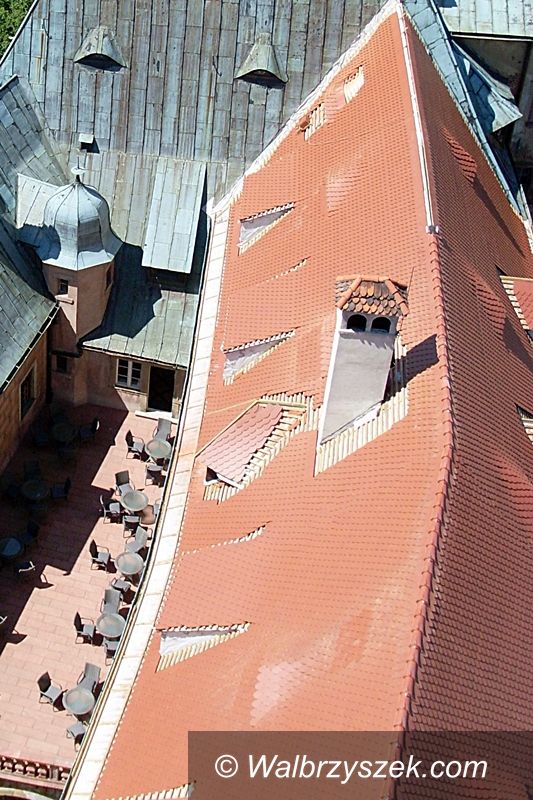 Książ: Prace remontowe w Książu