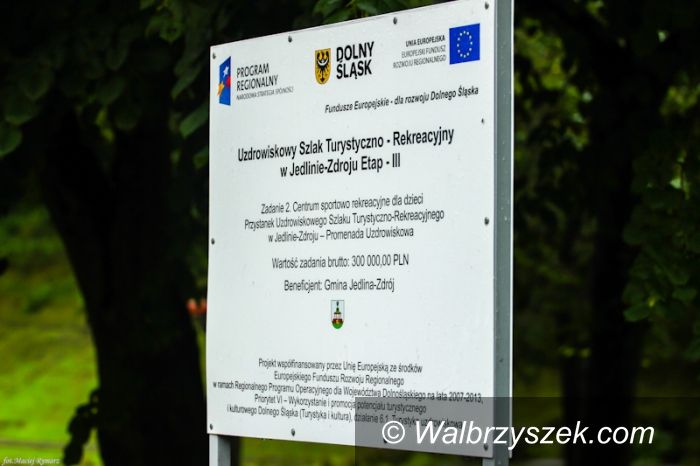 REGION, Jedlina Zdrój: Plac zabaw przy Alei Niepodległości otwarty