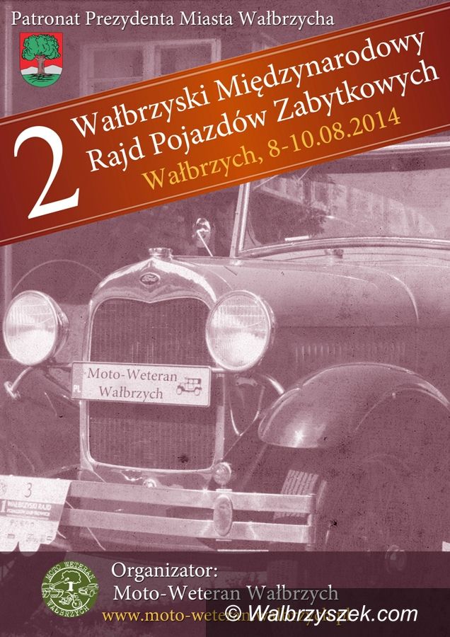 Wałbrzych: II Wałbrzyski Międzynarodowy Rajd Pojazdów Zabytkowych