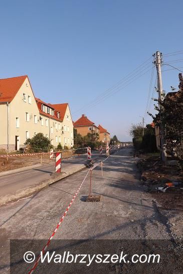 Wałbrzych: Trwa remont na Gagarina i Lelewela