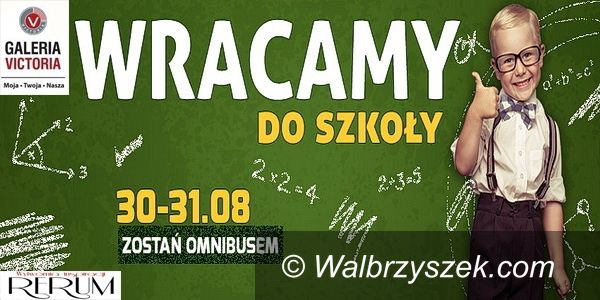 Wałbrzych: "Zostań Omnibusem" w Galerii Victoria – Wyprawki do wygrania!