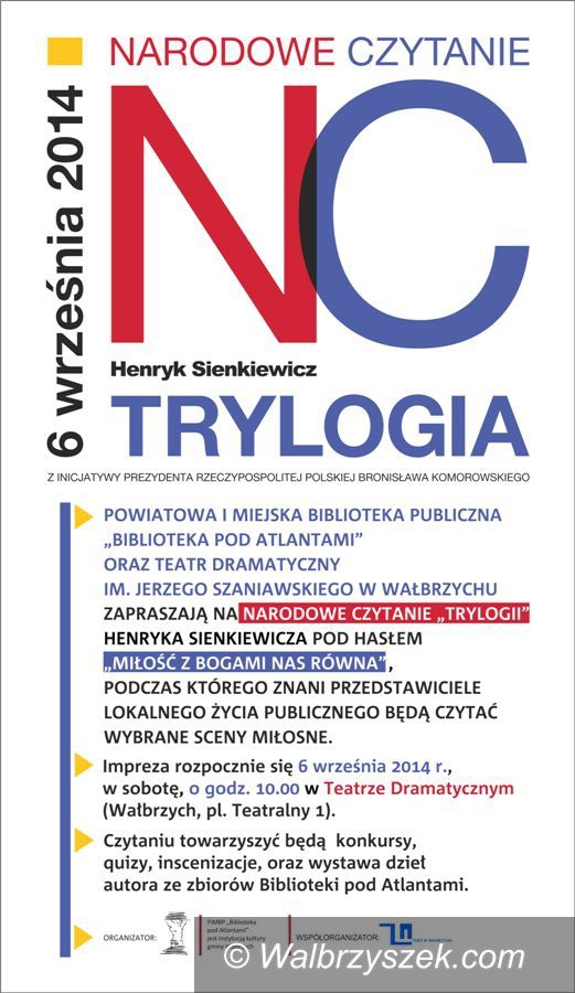 Wałbrzych: Wraca „Narodowe Czytanie”