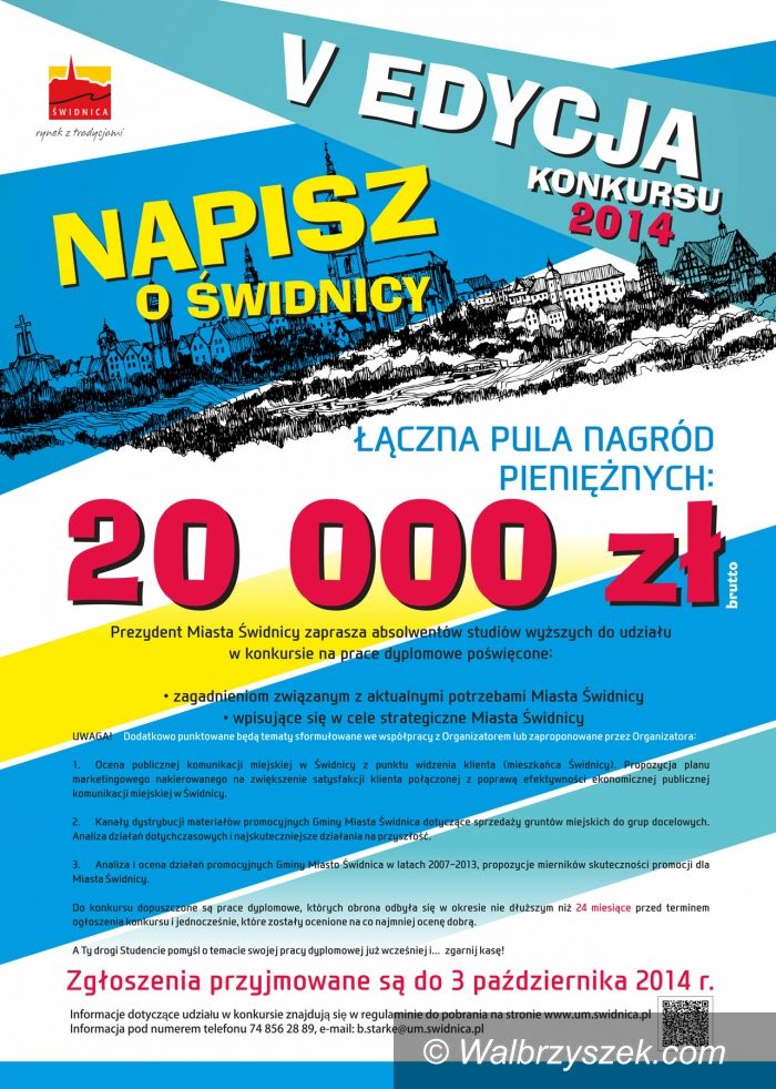 Region: Napisz o Świdnicy i wygraj nagrody