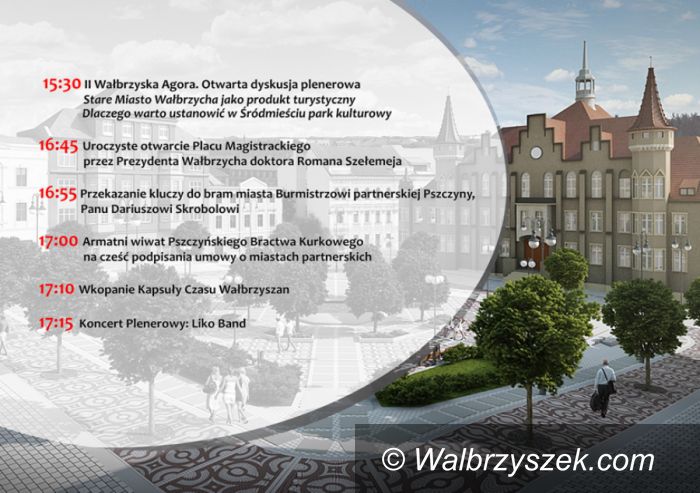Wałbrzych: Oddają po remoncie plac Magistracki
