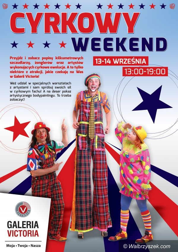 Wałbrzych: Cyrkowy Weekend w Galerii Victoria