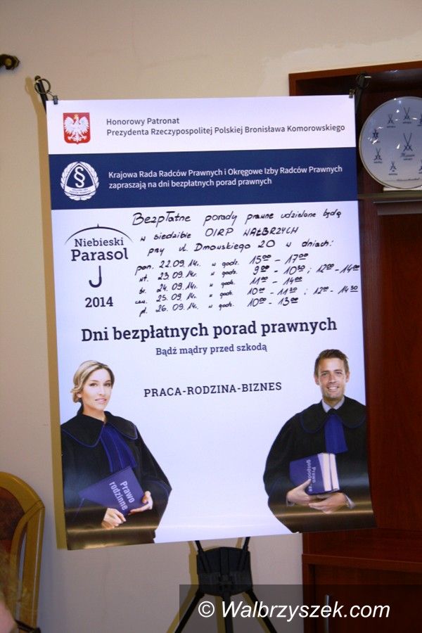 Wałbrzych: Możesz skorzystać z darmowych porad prawnych