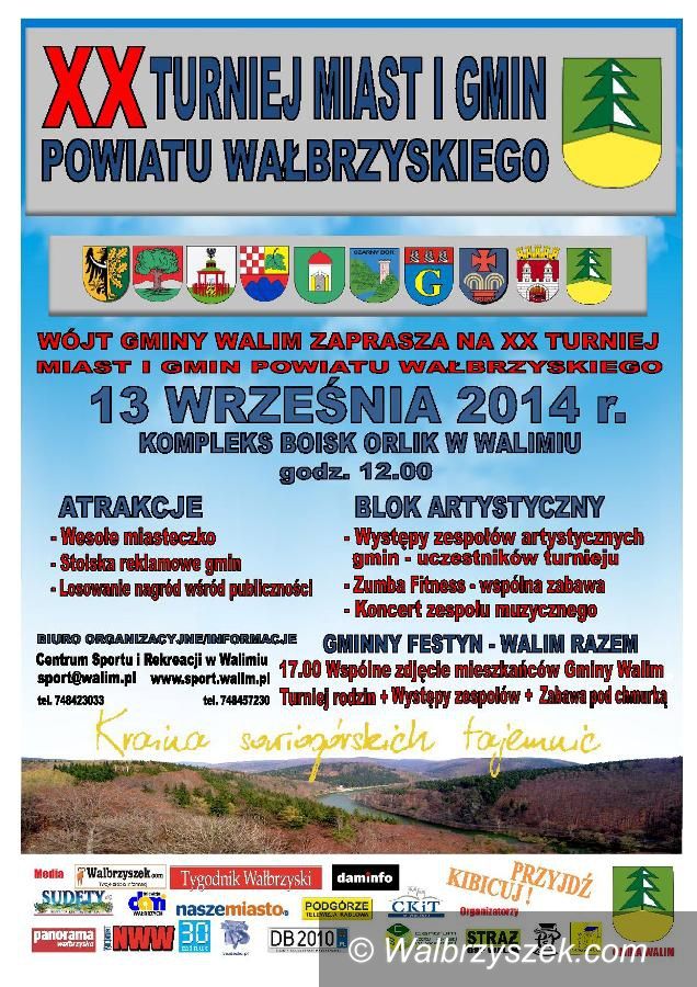 REGION, Walim: Jubileuszowy Turniej Miast i Gmin Powiatu Wałbrzyskiego odbędzie się w Walimiu