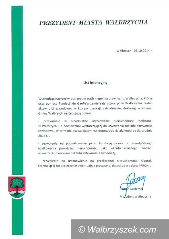 Wałbrzych: Zakład Aktywności Zawodowej w Wałbrzychu jednak ruszy