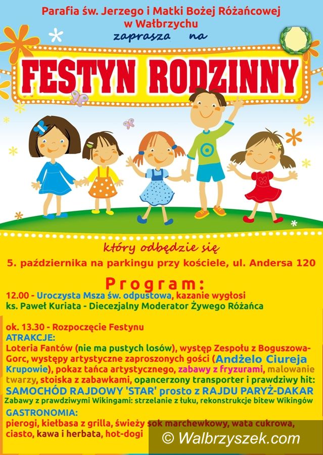 Wałbrzych: Festyn na Białym Kamieniu