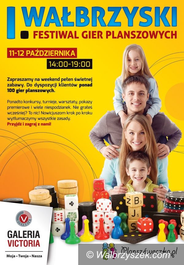 Wałbrzych: Festiwal gier planszowych w Victorii