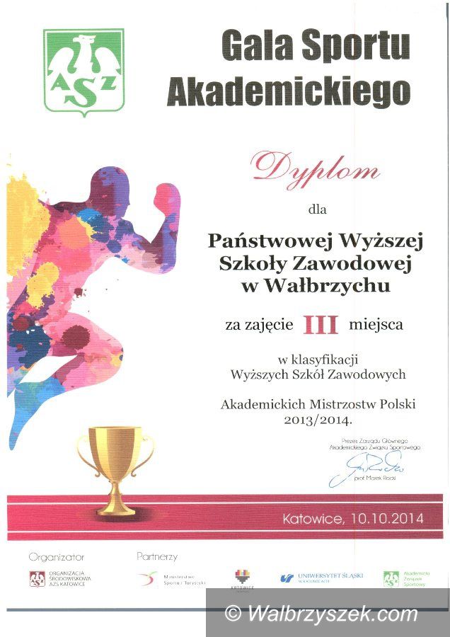 Wałbrzych: Gala Sportu Akademickiego 2014