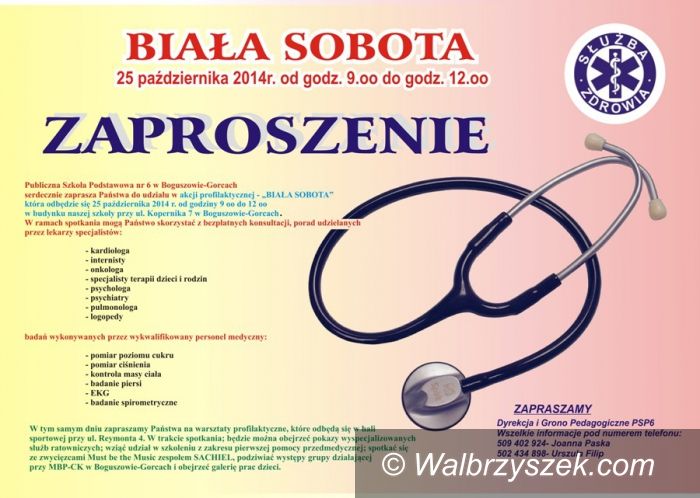 REGION, Boguszów-Gorce: Biała Sobota w PSP nr 6 w Boguszowie–Gorcach