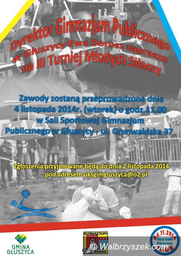 Głuszyca: III Turniej Młodych Siłaczy już wkrótce