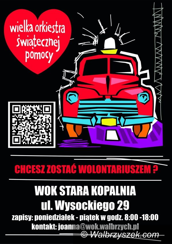 Wałbrzych: Sztab WOŚP w WOK zaprasza do współpracy