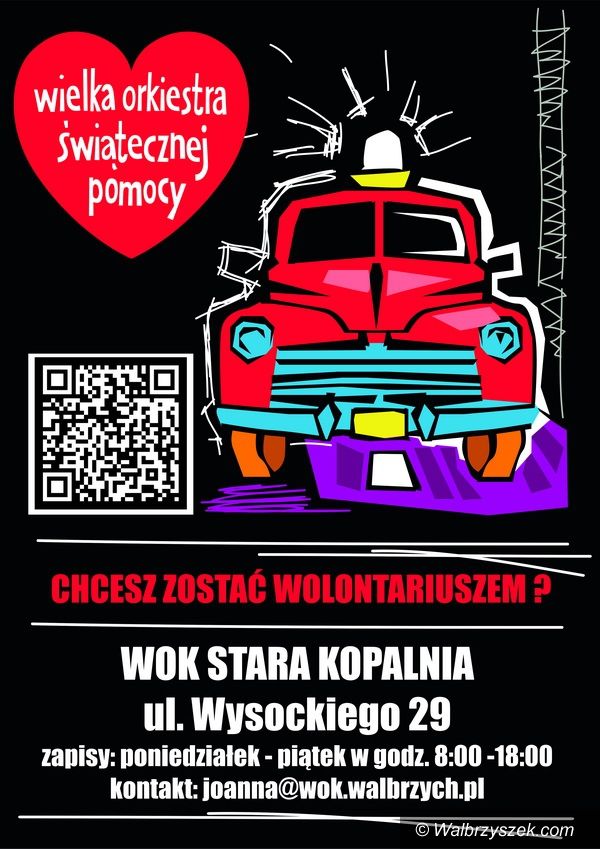 Wałbrzych: Sztab WOŚP w WOK zaprasza do współpracy