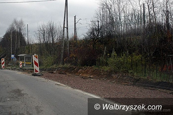 Wałbrzych: Trwa remont ulicy Moniuszki