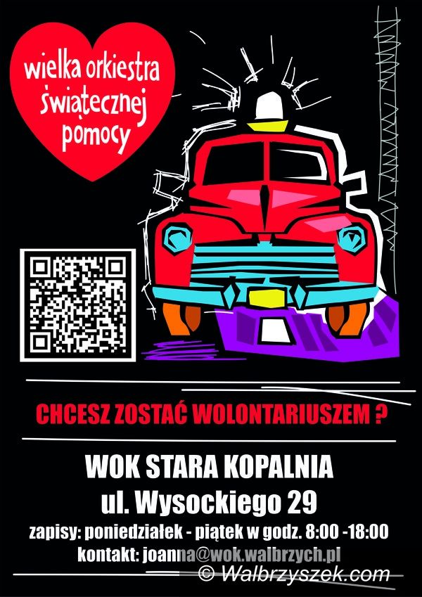 Wałbrzych: Możesz zostać wolontariuszem WOŚP