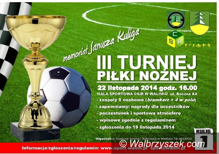 Walim: Powalczą w piłkarskim turnieju