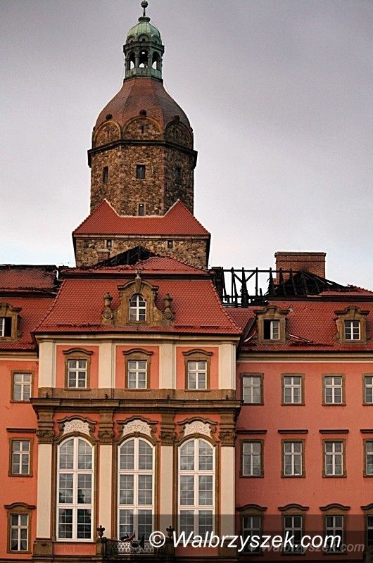Wałbrzych: W zamku Książ szacują straty po pożarze