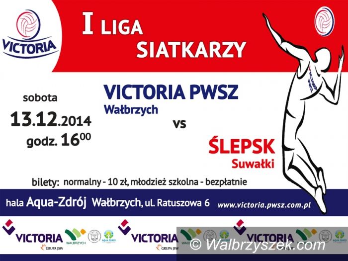 Wałbrzych: I liga siatkówki: Solidne Suwałki zagrają z Victorią