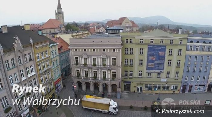 Wałbrzych: Wałbrzych z lotu ptaka