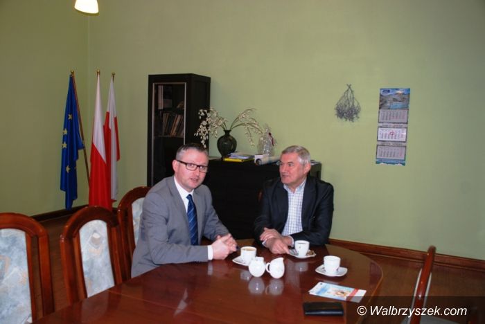 REGION, Głuszyca: Burmistrz Głód spotkał się z senatorem Kilianem