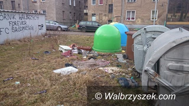 Wałbrzych: Na Pszczyńskiej znów bałagan