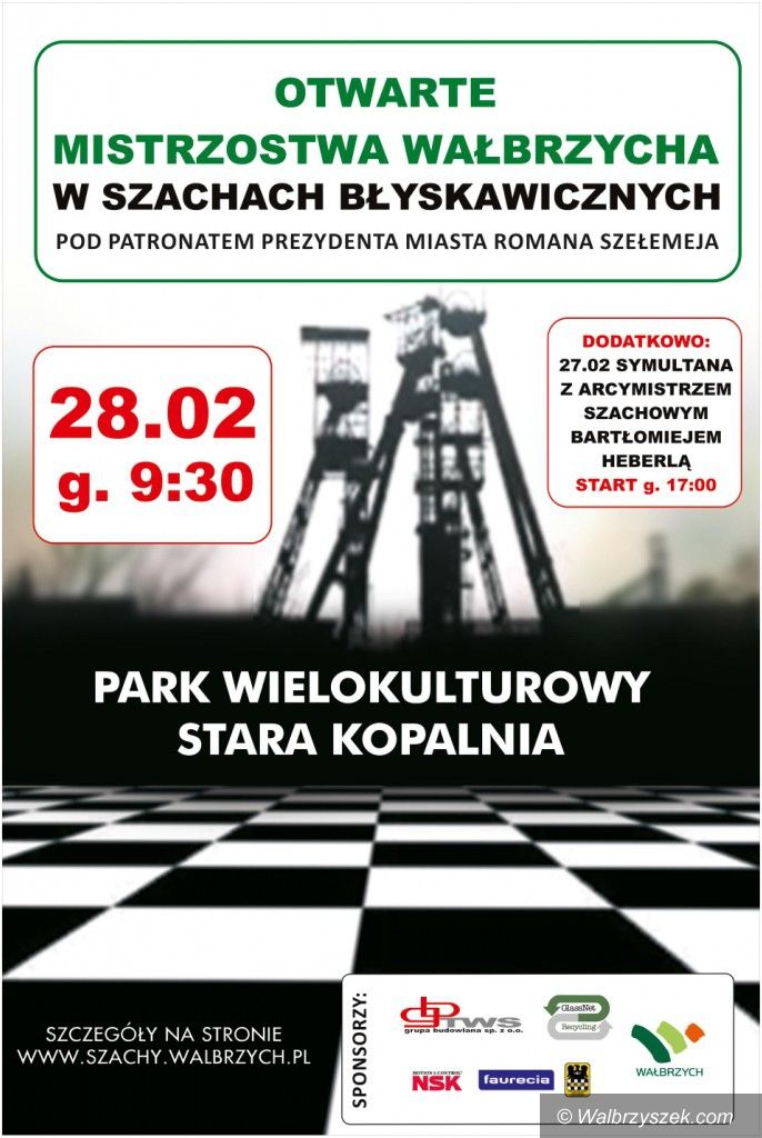 Wałbrzych: Zapraszamy na turniej szachowy