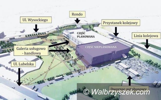 Wałbrzych: Wizualizacja przystanku Wałbrzych Śródmieście