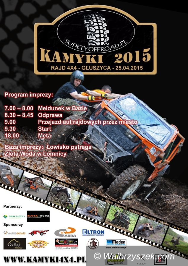 REGION, Głuszyca: Rajd Samochodów Terenowych – Kamyki 2015