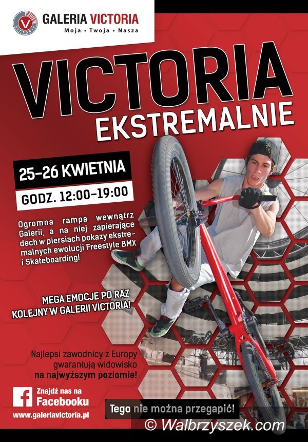 Wałbrzych: Ekstremalny weekend w Galerii Victoria