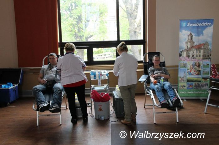 Świebodzice: Zbiórka krwi w Świebodzicach