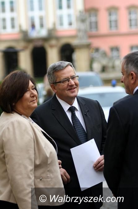 Wałbrzych/powiat wałbrzyski: W Wałbrzychu Komorowski przed Dudą
