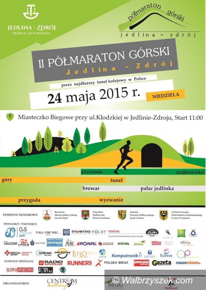 Jedlina - Zdrój: II Półmaraton Górski Jedlina–Zdrój świętem biegaczy górskich