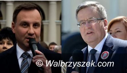 Wałbrzych/powiat wałbrzyski: W Wałbrzychu wygrał Komorowski. W kraju lepszy wynik osiągnął Duda