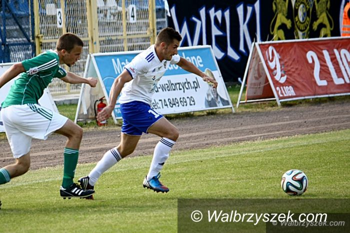 Wałbrzych: II liga piłkarska: Remis na pożegnanie z ligą