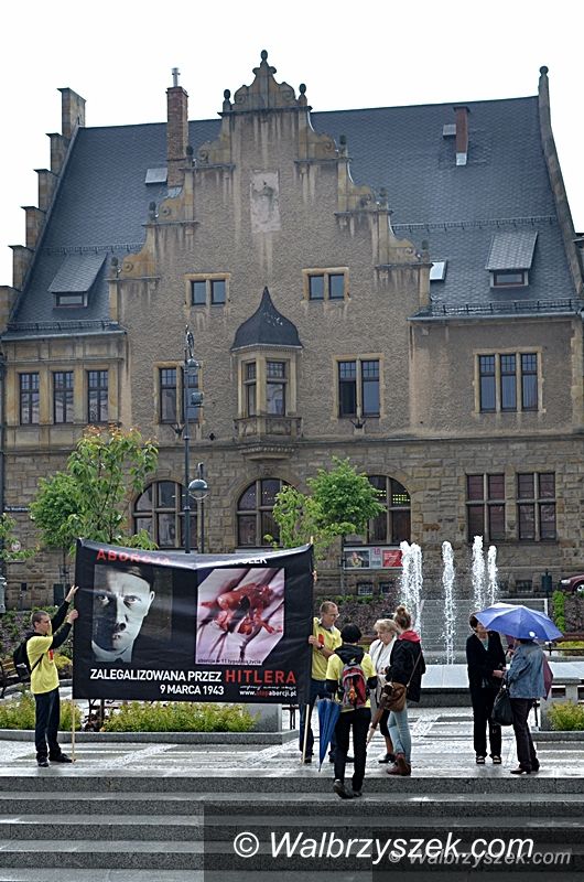 Wałbrzych: Pikieta antyaborcyjna w Wałbrzychu