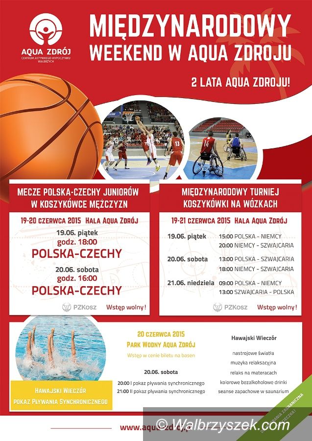 Wałbrzych: Zapraszamy na Międzynarodowy Weekend w Aqua Zdroju