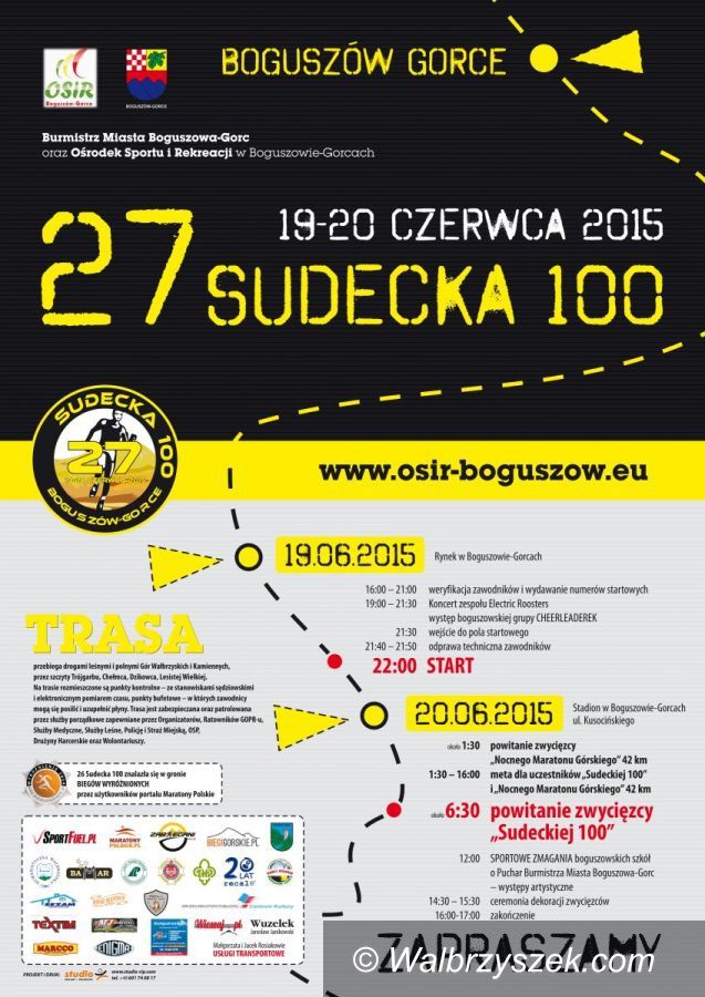 Boguszów-Gorce: Przed nami Sudecka Setka