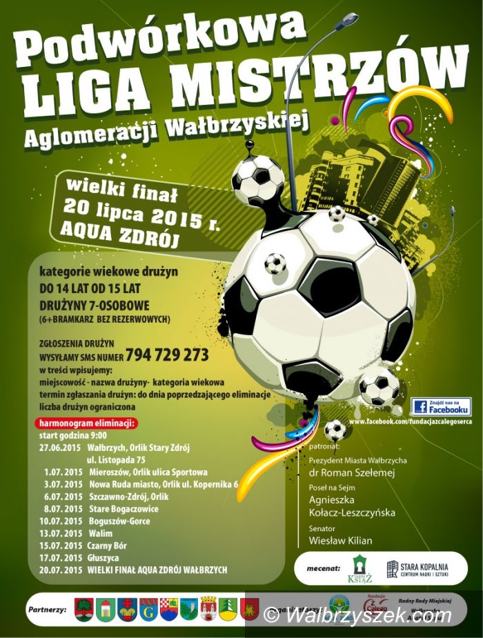 Wałbrzych/REGION: Rusza Podwórkowa Liga Mistrzów Aglomeracji Wałbrzyskiej