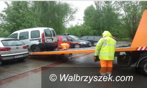 Wałbrzych: 7 samochodów usuniętych