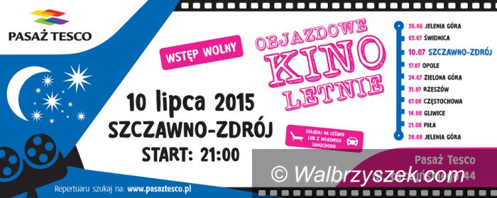 REGION, Szczawno Zdrój: Objazdowe Kino Letnie w Szczawnie Zdroju