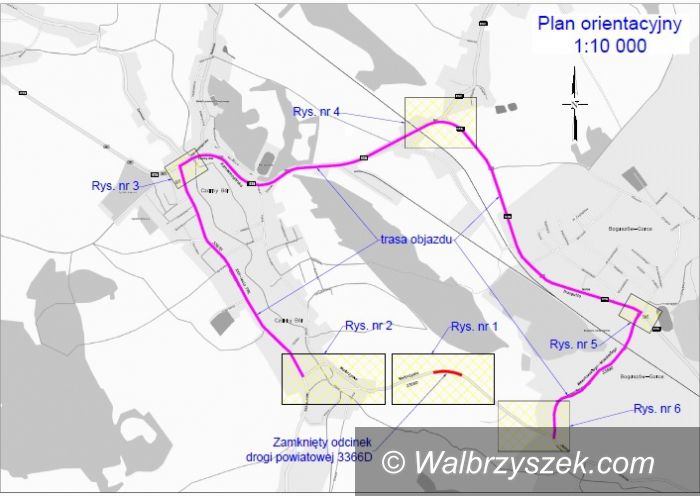 REGION, Czarny Bór: Utrudnienia w ruchu w Czarnym Borze