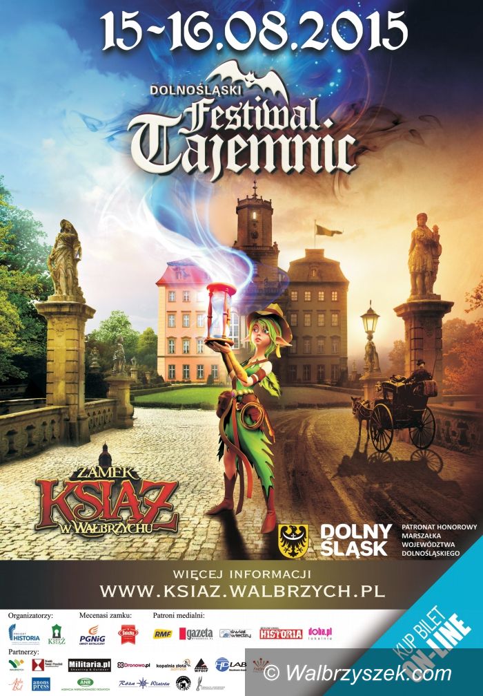 Wałbrzych: 14 sierpnia – Otwarcie III Dolnośląskiego Festiwalu Tajemnic