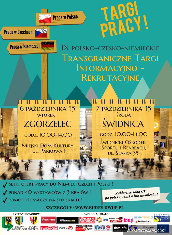 Region: Transgraniczne targi pracy odbędą się w Zgorzelcu i Świdnicy