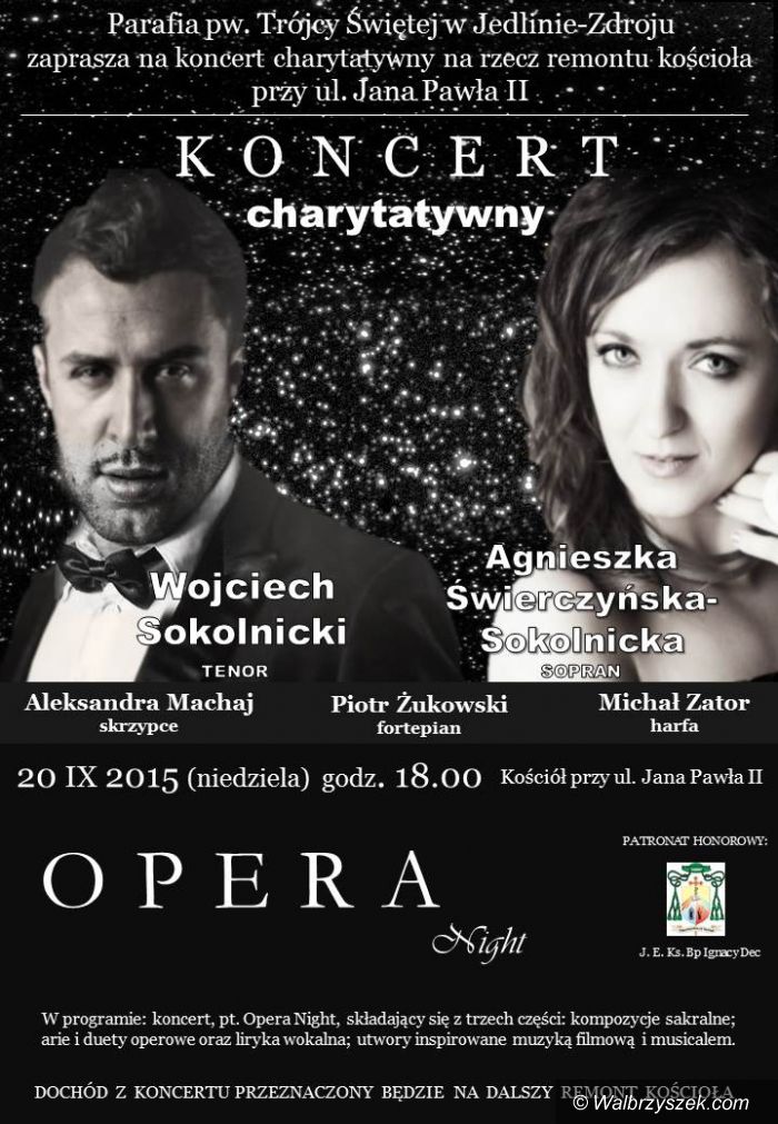 REGION, Jedlina Zdrój: Koncert charytatywny odbędzie się w Jedlinie Zdroju