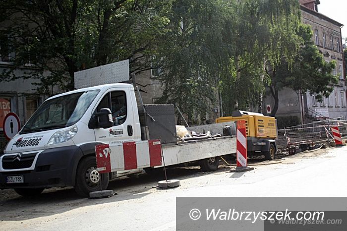 Wałbrzych: Trwa remont ulicy Wrocławskiej
