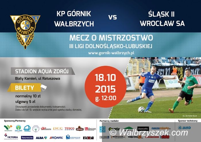 Wałbrzych: III liga piłkarska: O utrzymanie pozycji lidera