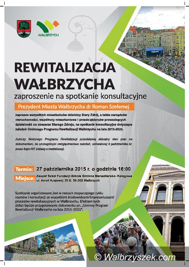 Wałbrzych: O rewitalizacji porozmawiają na Starym Zdroju